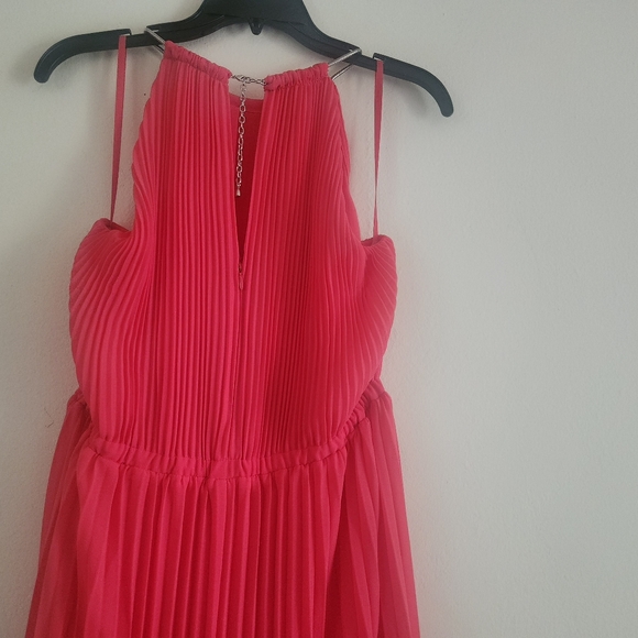 Michael kors sleeveless halterneck pleated jumpsuit coralBNWT NO LOW BALLING!!